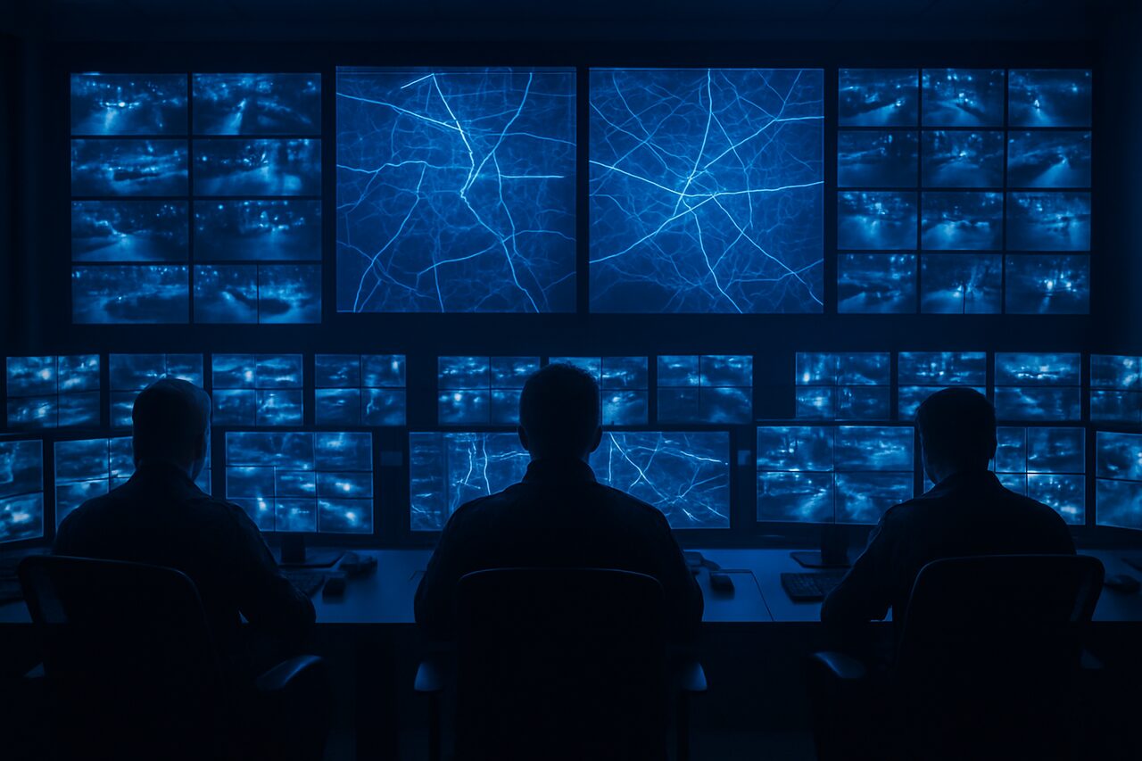 Central de inteligência Seevia monitorando 24h